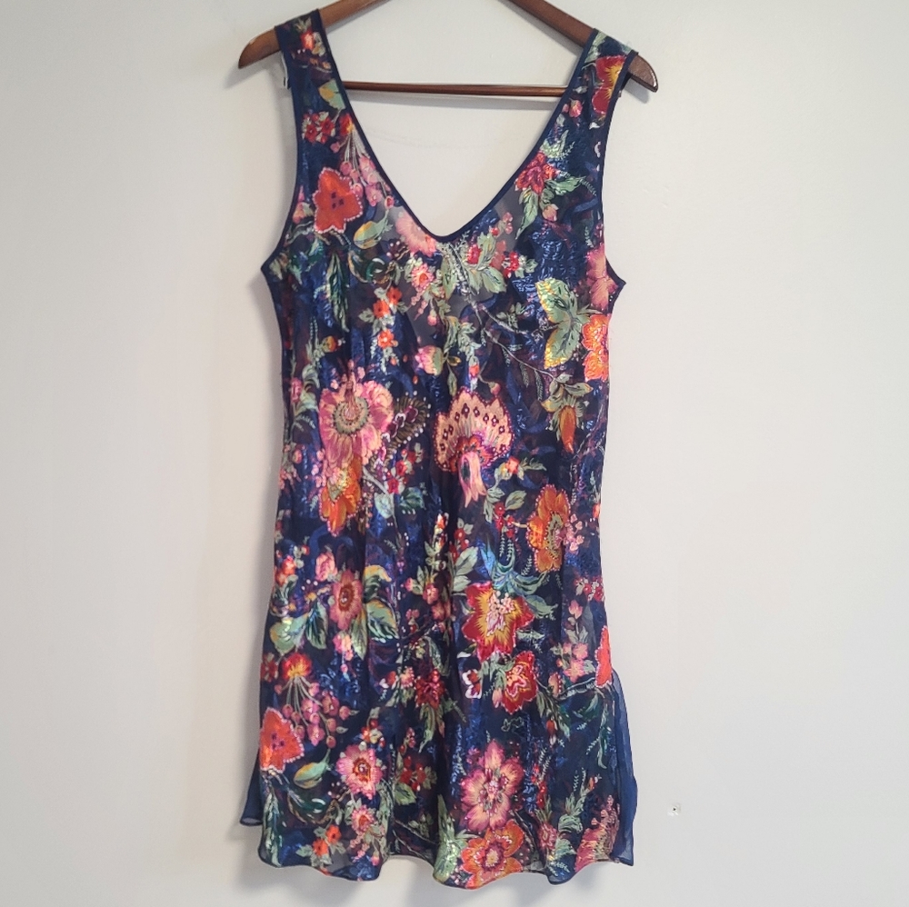 Victoria's secret gold label Floral slip dress